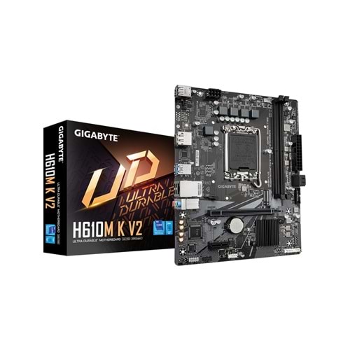 Gigabyte H610M K V2 D5 1700P Vga Hdmi Usb3.2