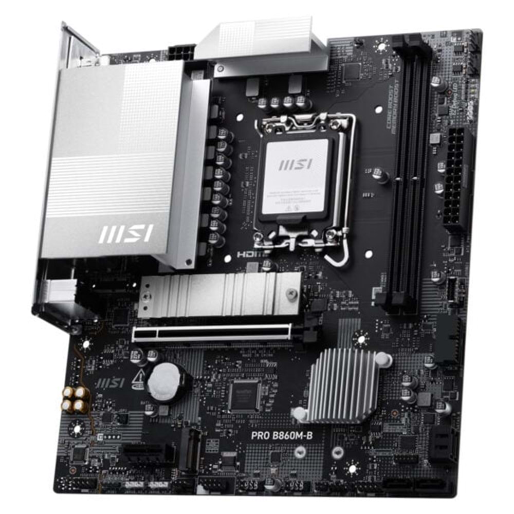 MSI Pro B860M-B DDR5 1851P Hdmi Dp Type-C