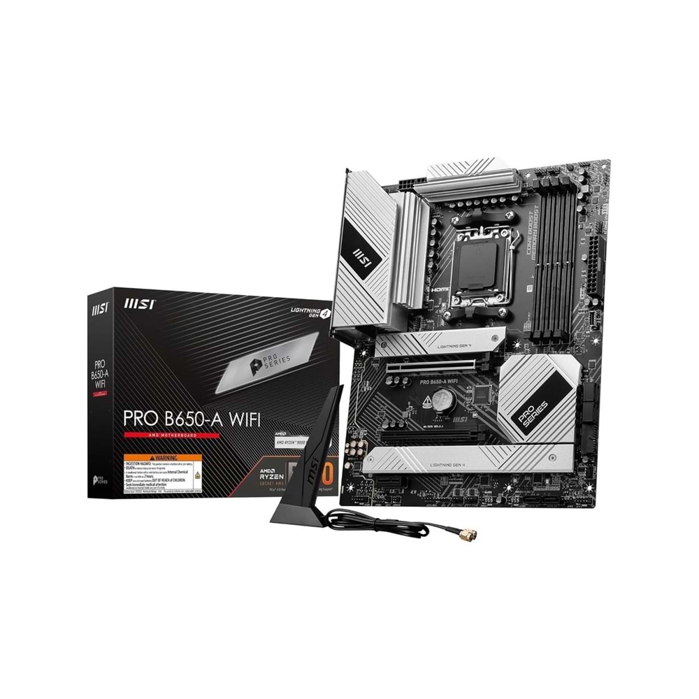MSI Pro B650-A Wifi D5 AM5 Hdmi Dp Type-C