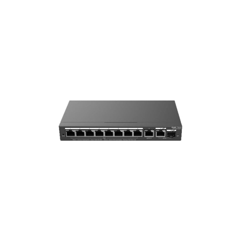 Ruijie Reyee RG-ES210GS-P 8-Port Gigabit +1XRJ45 2XGB SFP(120W) Uplink Cloud PoE