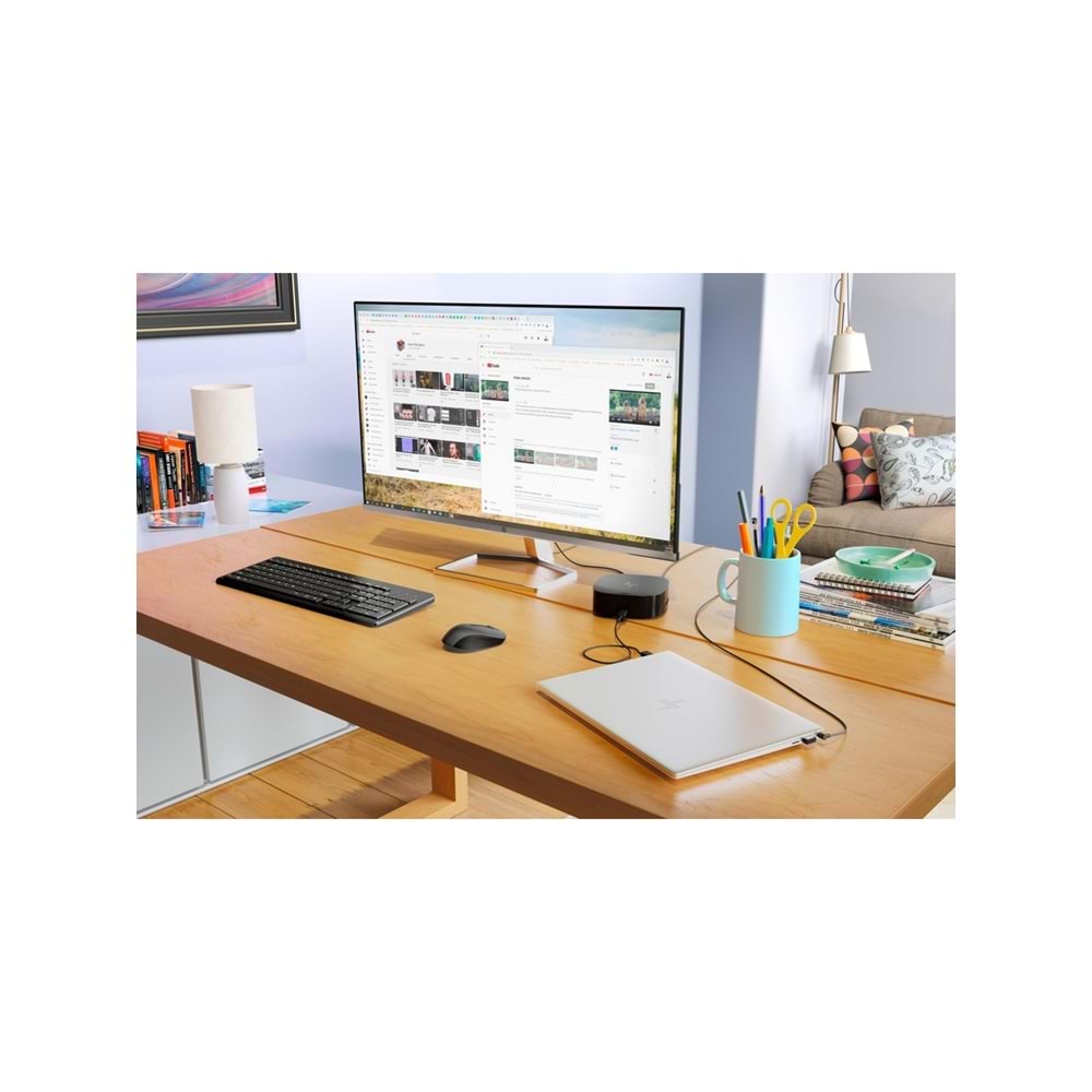 HP 330 Kablosuz Türkçe Set Siyah (2V9E6AA)