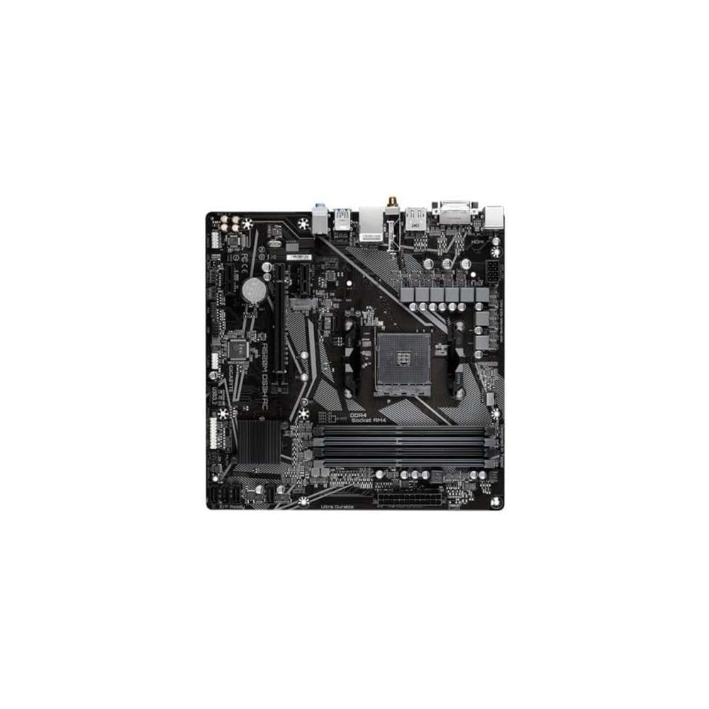 Gigabyte A520M DS3H AC AM4 D4 Dvi-D Hdmi Dp
