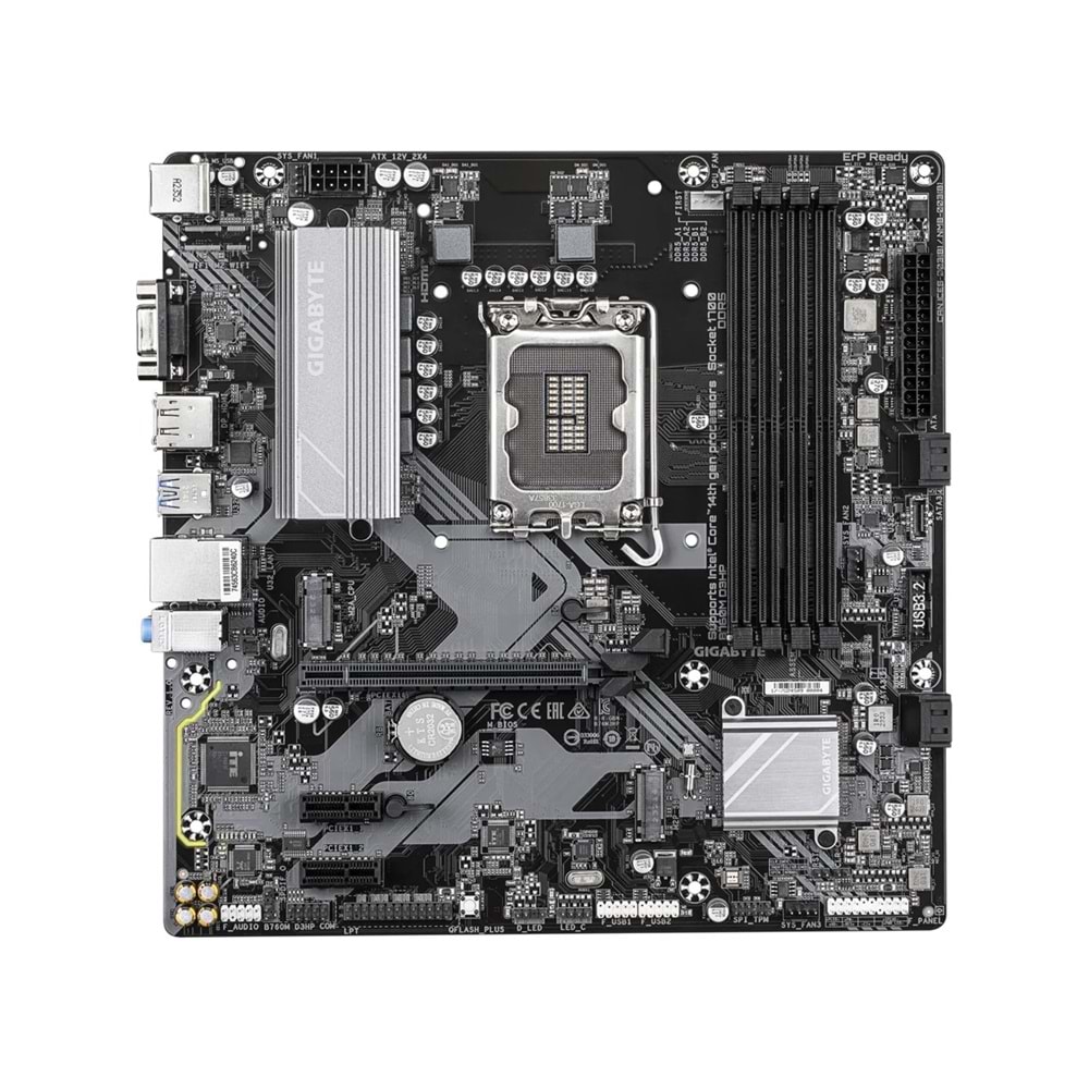 Gigabyte B760M D3HP D5 1700P Vga Hdmi Dp Usb3.2
