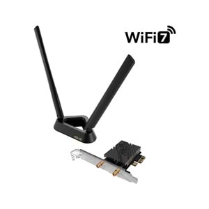 Asus PCE-BE92BT WiFi 7 + Bluetooth 6GHz PCI Express Adaptör