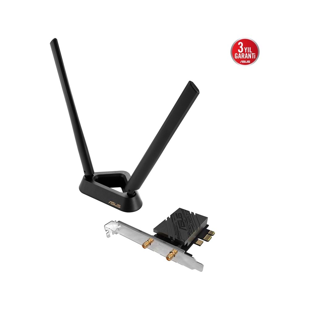 Asus PCE-BE92BT WiFi 7 + Bluetooth 6GHz PCI Express Adaptör