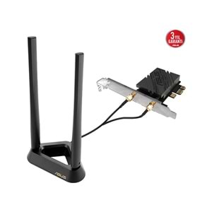 Asus PCE-BE92BT WiFi 7 + Bluetooth 6GHz PCI Express Adaptör