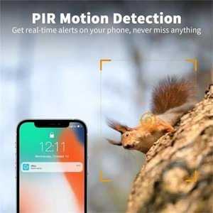 Uranium ANP-PT3015K4G 3MP 3.6mm 15m IR LED/Renkli Solar Panel Kamera(Kamuflaj)