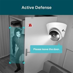 Vigi C440 V2 4MP 2.8mm Full-Color Dome IP Kamera (Çift Yönlü Ses,Dahili Mik)