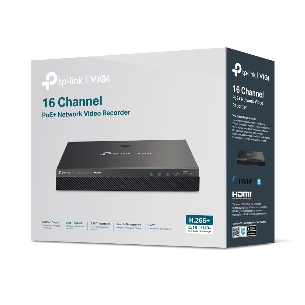 Vigi NVR2016H-16MP 16