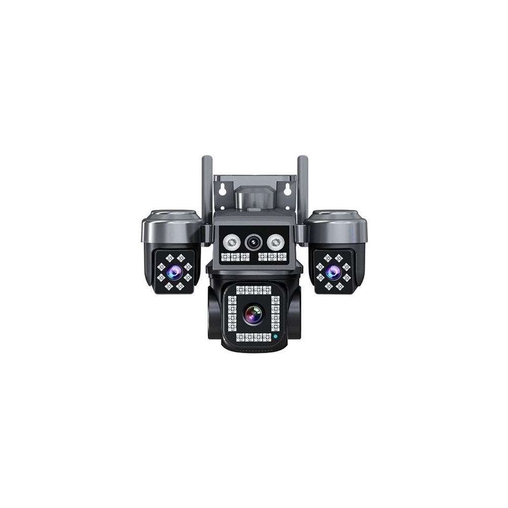 Balandi PRO-8420GIP 8MP 4 Kameralı 4G Solar Smart Kamera Çift Güneş Panelli