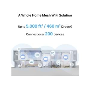 Tp-Link Mercusys Halo H37BE(2-pack) BE6500 Whole Home Mesh Wi-Fi 7 System (2 Ade
