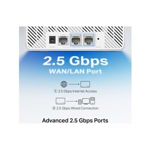 Tp-Link Mercusys Halo H37BE(2-pack) BE6500 Whole Home Mesh Wi-Fi 7 System (2 Ade