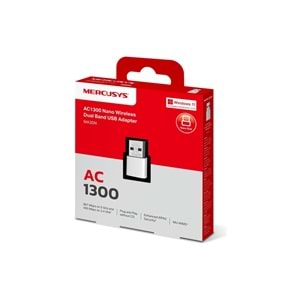 Tp-Link Mercusys MA30N AC1300 Nano Dual Band Wi-Fi USB Adaptör