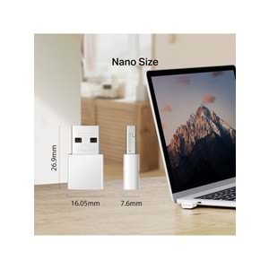 Tp-Link Mercusys MA30N AC1300 Nano Dual Band Wi-Fi USB Adaptör