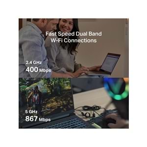 Tp-Link Mercusys MA30N AC1300 Nano Dual Band Wi-Fi USB Adaptör