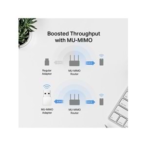 Tp-Link Mercusys MA30N AC1300 Nano Dual Band Wi-Fi USB Adaptör