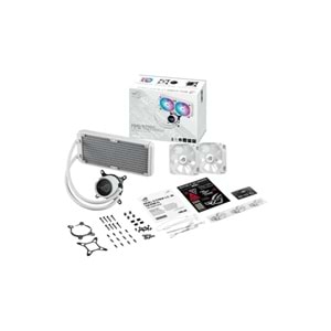 Asus ROG STRIX LC III 240 ARGB - WHITE AURA SYNC 120MM RGB Fan Sıvı CPU Soğutucu