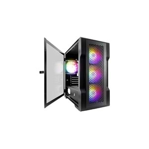 1ST Player TRILOBITE T3 600W 80+ ARGB MESH USB3.0 M-ATX Siyah Kasa