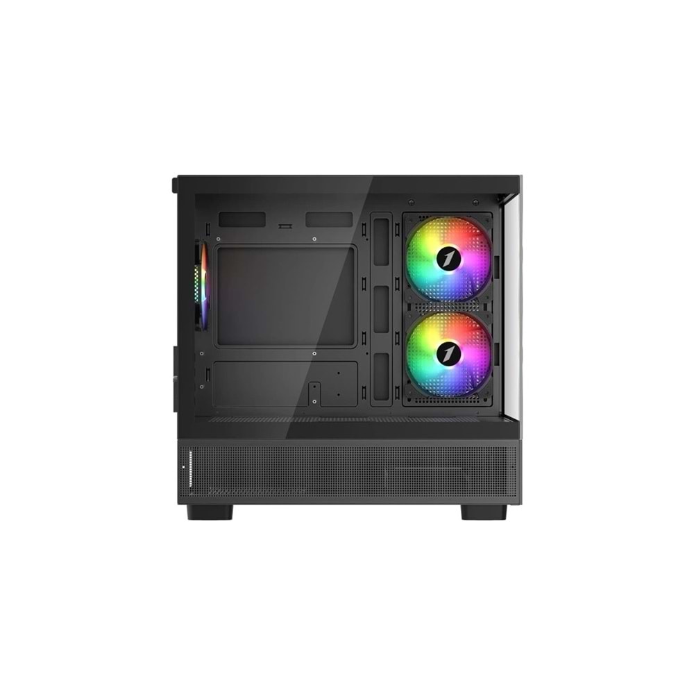 1ST Player MIKU Mİ5 750W 80+ Silver ATX 3.1 ARGB USB 3.0 M-ATX Siyah Kasa