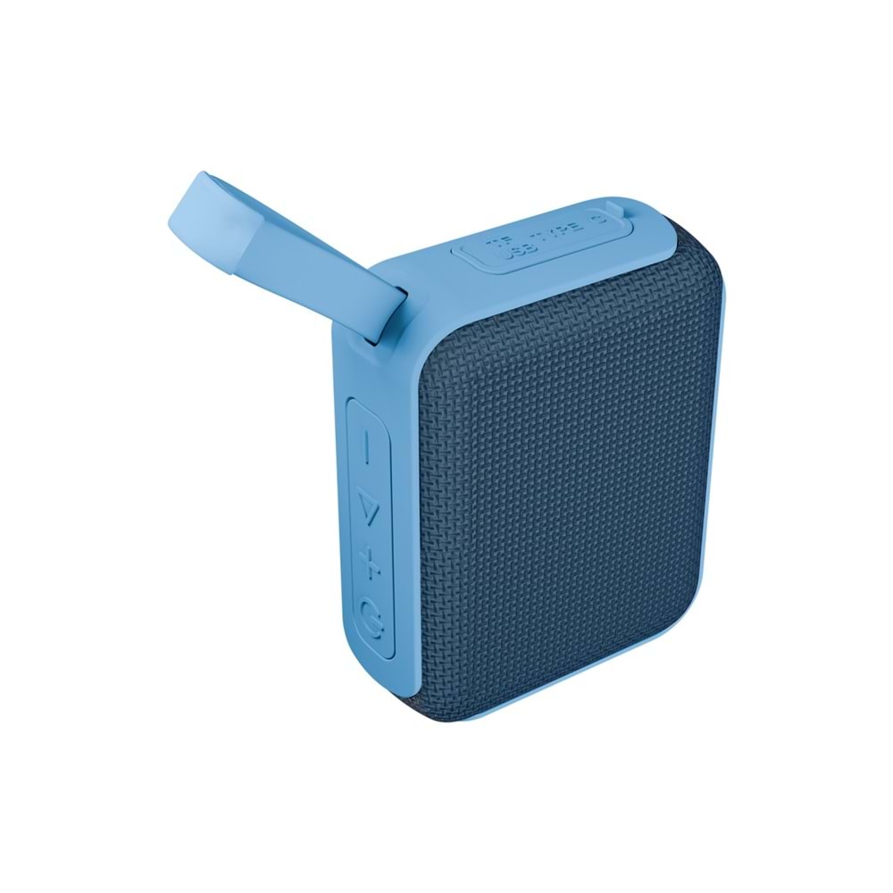 ASONIC AS-03 MAVİ 5W BT/USB/TF/TWS 1200mAh Batarya Bluetooth V5.3