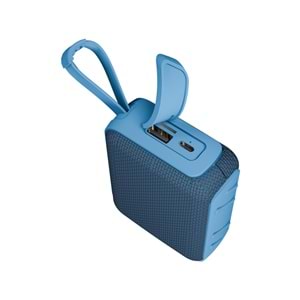 ASONIC AS-03 MAVİ 5W BT/USB/TF/TWS 1200mAh Batarya Bluetooth V5.3