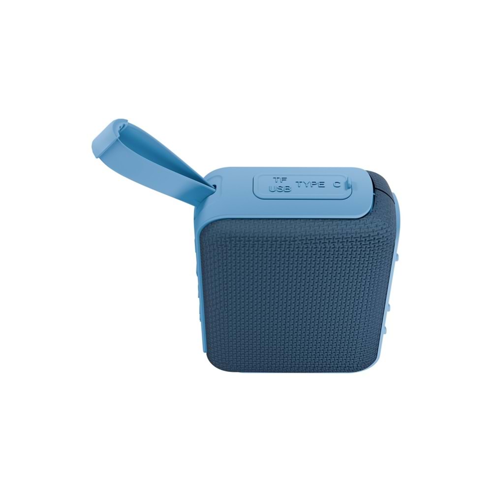 ASONIC AS-03 MAVİ 5W BT/USB/TF/TWS 1200mAh Batarya Bluetooth V5.3