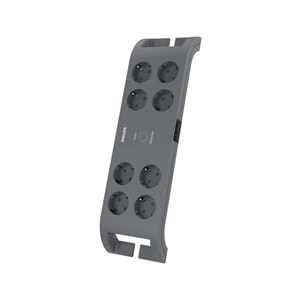Philips SPN3180A/62 8 Soket Akım Korumalı Priz 900 Joules 2Mt Kablo (Gri)