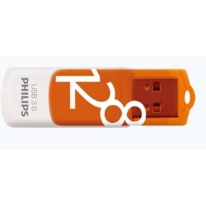 Philips FM12FD00B 128GB USB 3.0 Vivid Turuncu Flash Disk