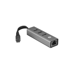 S-Link SW-U3325 GigaBit Type-C to RJ45 3xUSB 3.0 Metal Ethernet Kartı