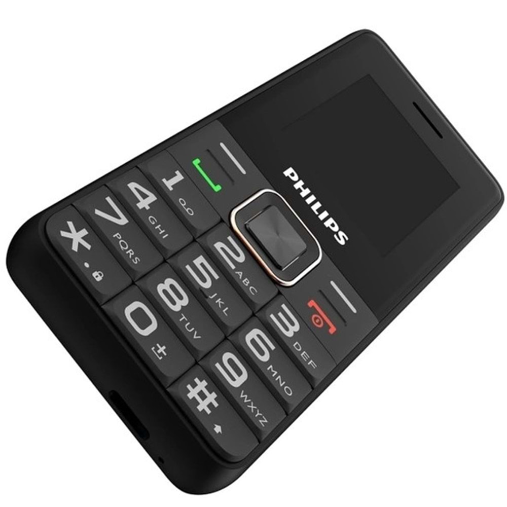 Philips Xenium E6105 128Mb Siyah 48Mb Ram 1,77