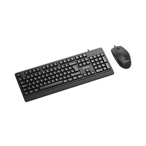 Philips SPT6247B Siyah Türkçe Q USB Kablolu Multimedya Klavye Mouse Set