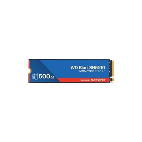 WD BLUE 500 GB SN5100 PCI-4.0 5000MB/S 4000MB/S M2 SSD WDS500G5B0E