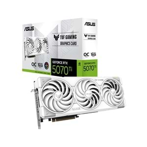 Asus GEFORCE TUF-RTX5070TI-O16G-WHITE-GAMING 16GB GDDR7 256BIT 2XHDMI 3XDP Ekran Kartı