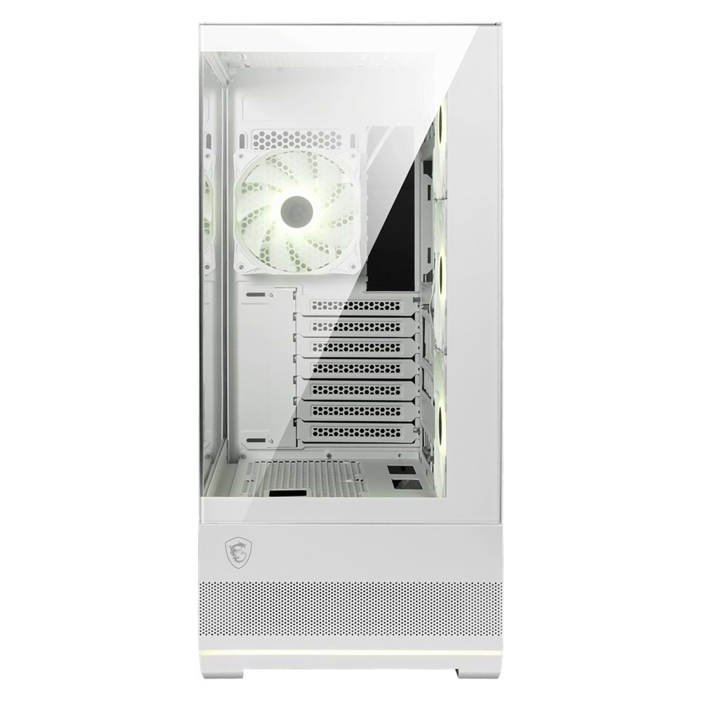 MSI MAG PANO 110R PZ WHITE TEMPERLI CAM 3X120MM 1X120MM ARGB FAN ATX Beyaz