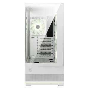 MSI MAG PANO 110R PZ WHITE TEMPERLI CAM 3X120MM 1X120MM ARGB FAN ATX Beyaz