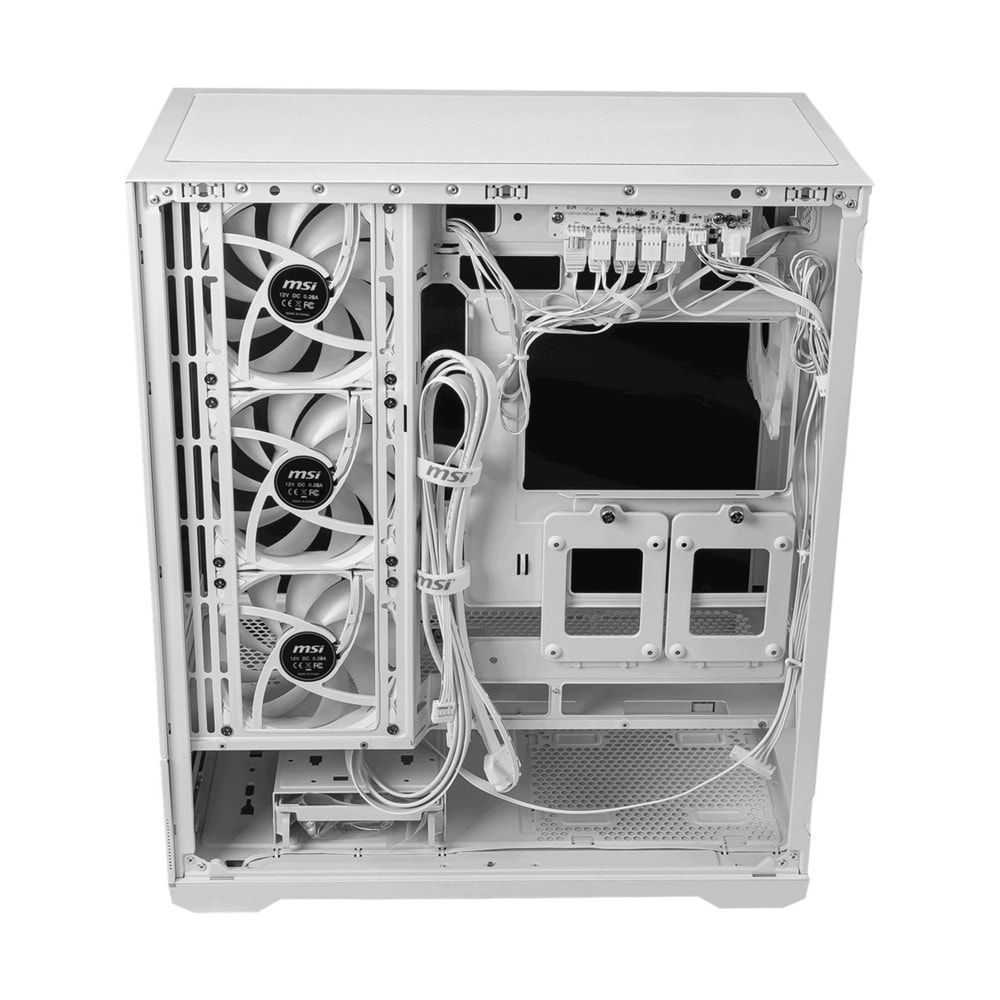 MSI MAG PANO 110R PZ WHITE TEMPERLI CAM 3X120MM 1X120MM ARGB FAN ATX Beyaz