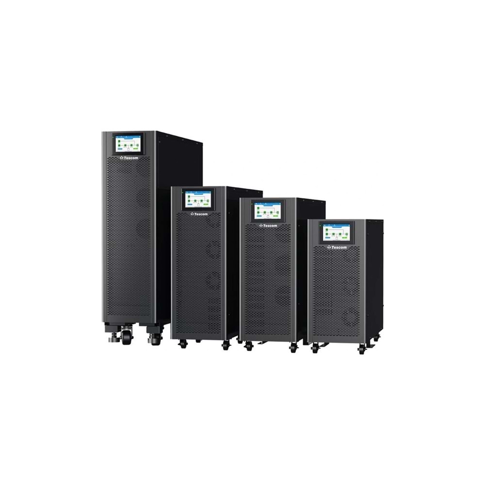TESCOM TEOS 330 30KVA 3F/3F (60X7AH) RS-232 6/15 DK LCD ONLINE UPS (TRIFAZE)