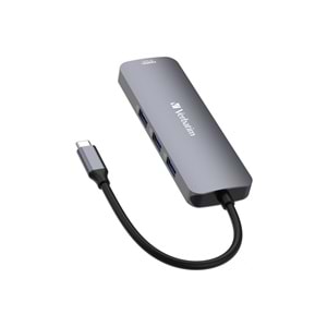 VERBATIM 32151 HUB USB-C Pro Multiport 8 Port 2 x HDMI 3xUSB-A 3.2xMicSDxUSB-C