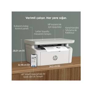 HP 7MD74A LaserJet MFP M141w Trad Çok Fonksiyonlu Yazıcı