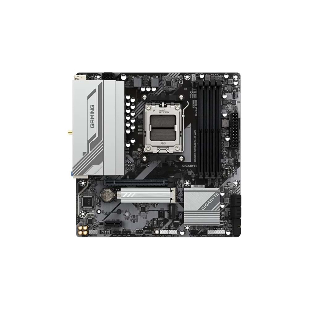 Gigabyte B650M-GAM-PLUS-WF B650M-GAM-PLUS-WF 8000MHz OC DDR5 AM5 M.2 HDMI DP Micro-ATX Anakart
