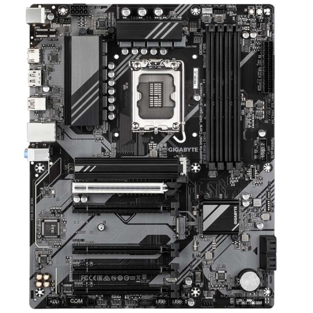 Gigabyte B760-DS3H-GEN5 B760-DS3H-GEN5 7600MHz OC DDR5 LGA1700 M.2 HDMI DisplayPort ATX Anakart