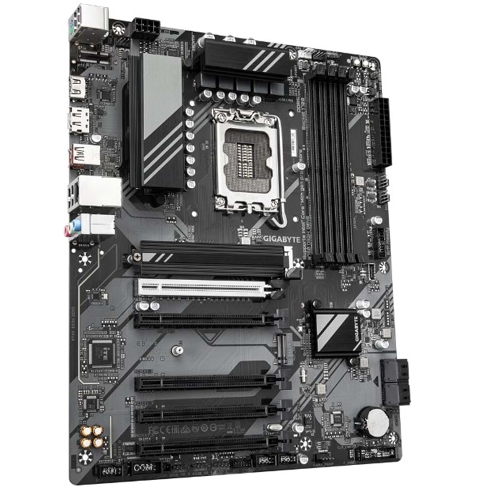 Gigabyte B760-DS3H-GEN5 B760-DS3H-GEN5 7600MHz OC DDR5 LGA1700 M.2 HDMI DisplayPort ATX Anakart