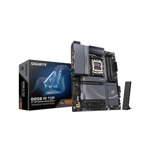 Gigabyte B850-AI-TOP B850-AI-TOP 8600MHz OC DDR5 AM5 M.2 HDMI DisplayPort ATX Anakart