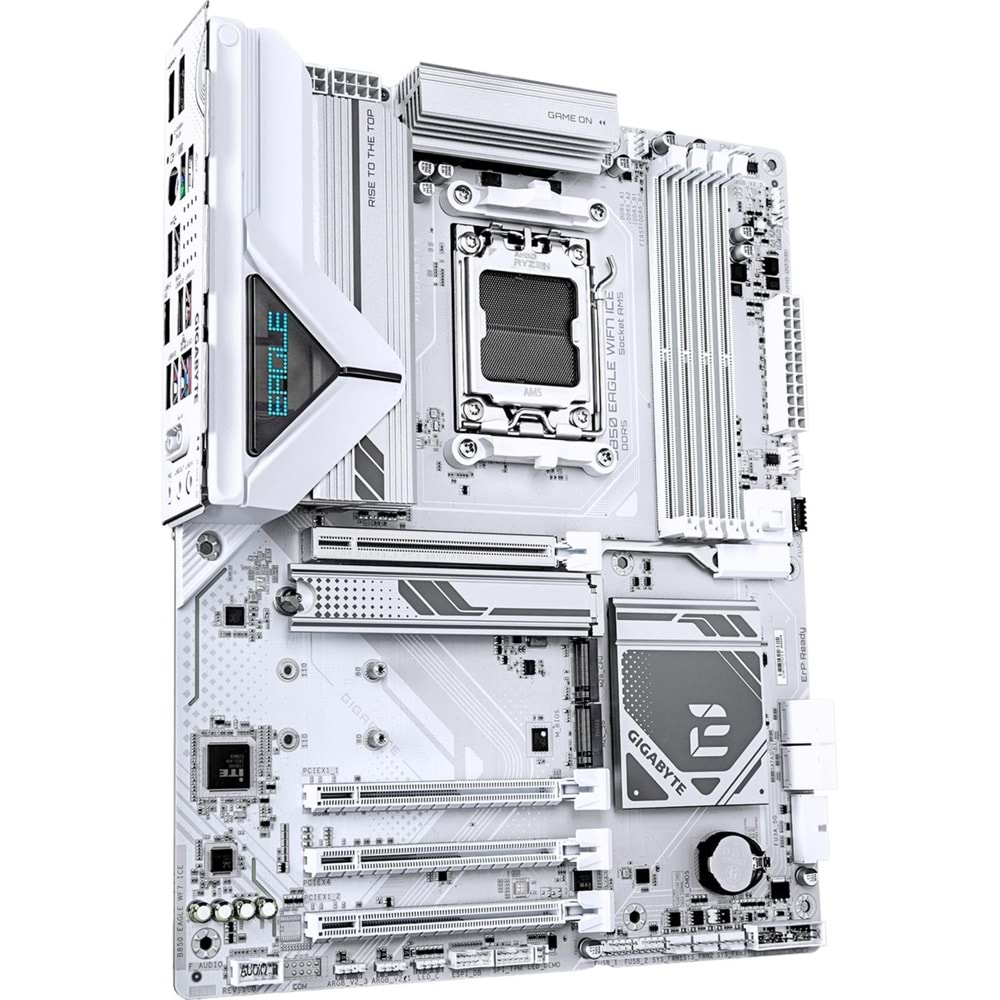 Gigabyte B850-EAGLEWF7ICE B850-EAGLEWF7ICE 8200MHz OC DDR5 AM5 M.2 WIFI7 HDMI DP ATX Anakart