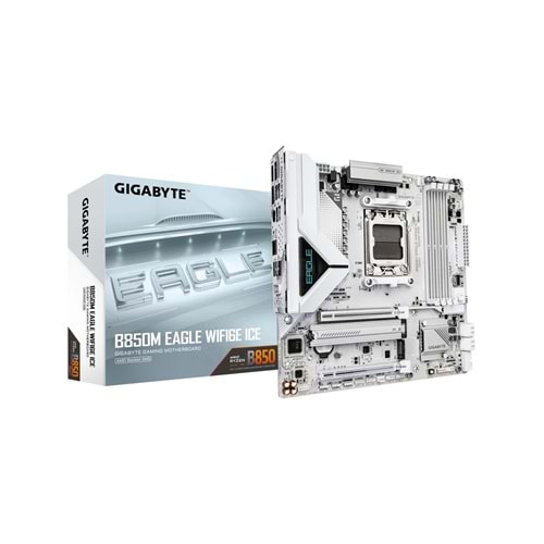 Gigabyte B850-EAGLE-WIFI6E B850-EAGLE-WIFI6E 8200MHz OC DDR5 AM5 M.2 HDMI DisplayPort ATX Anakart