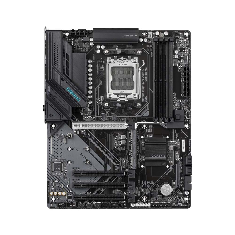 Gigabyte B850-GAM-X-WIFI6E B850-GAM-X-WIFI6E 7800 MHz OC DDR5 AM5 M.2 HDMI DisplayPort ATX Anakart
