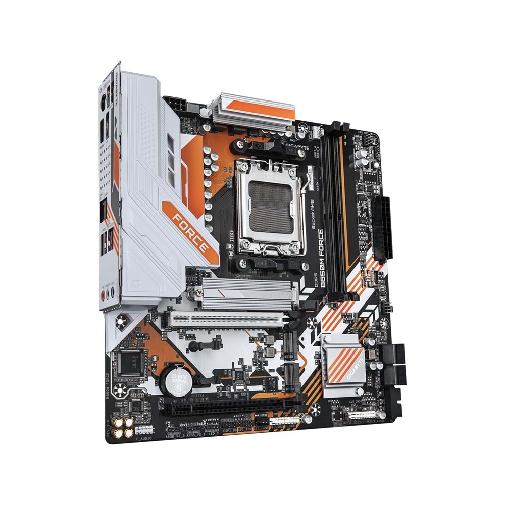 Gigabyte B850M-FORCE B850M-FORCE 9600MHz OC DDR5 AM5 M.2 HDMI DisplayPort MicroATX Anakart
