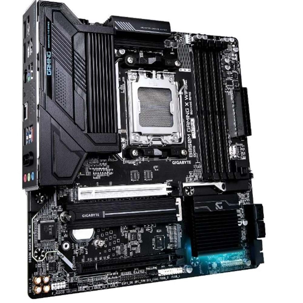 Gigabyte B850M-GAM-X-WF6E B850M-GAM-X-WF6E 8200MHz OC DDR5 AM5 M.2 HDMI DP MicroATX Anakart