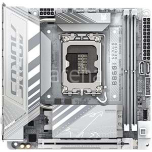 Gigabyte B860I-AOR-PRO-ICE B860I-AOR-PRO-ICE 9200MHz OC DDR5 LGA1851 M.2 HDMI DP Mini-ITX Anakart