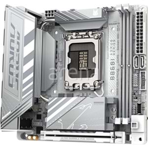 Gigabyte B860I-AOR-PRO-ICE B860I-AOR-PRO-ICE 9200MHz OC DDR5 LGA1851 M.2 HDMI DP Mini-ITX Anakart